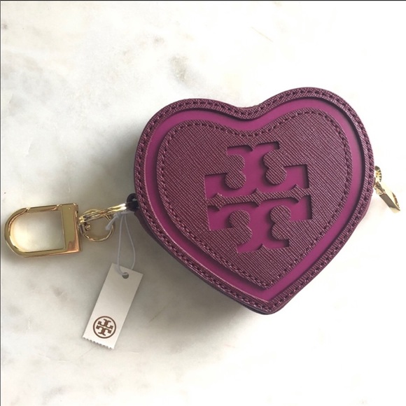 Tory Burch AirPods Case Holder Pouch Keychain - Picture 3 of 8